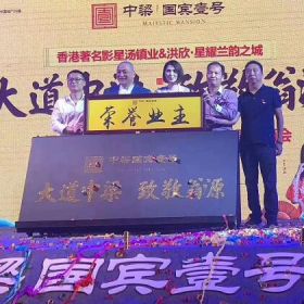湯鎮(zhèn)業(yè)、洪欣出席中梁·國(guó)賓壹號(hào)啟動(dòng)儀式！
