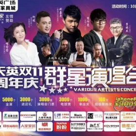 阜陽天英雙11周年慶群星演唱會！