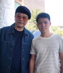 歐陽震華與殷珊合影